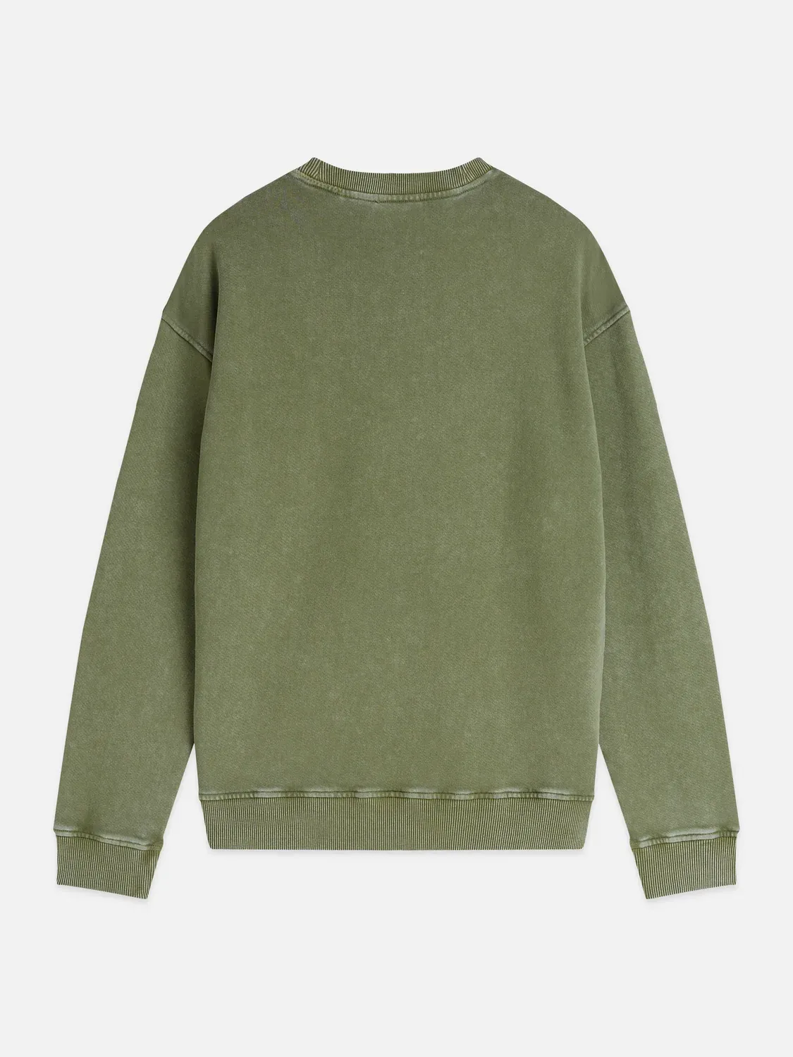 SCOTCH AND SODA - Washed relaxed-fit sweatshirt green