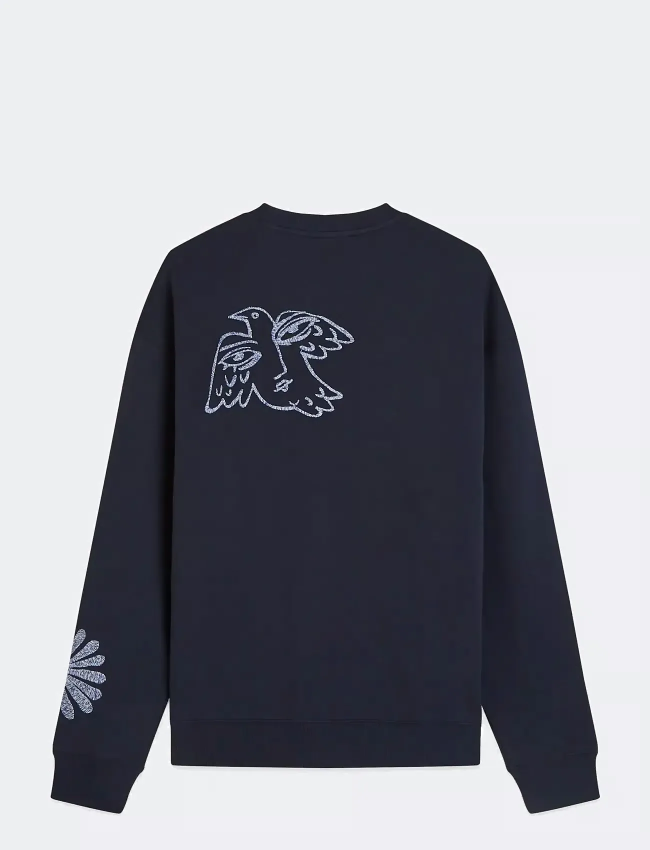 SCOTCH AND SODA - Delfts Blauw embroidered relaxed-fit sweatshirt blue