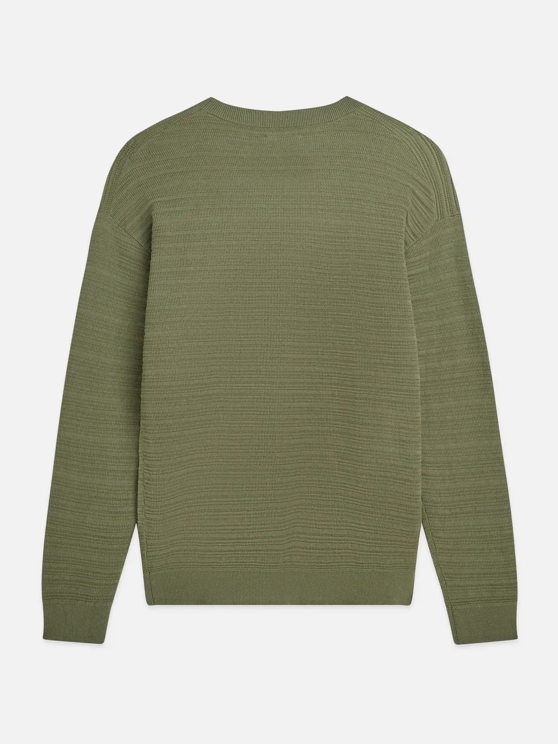 SCOTCH AND SODA - Structured chest pocket relaxed-fit pullover green
