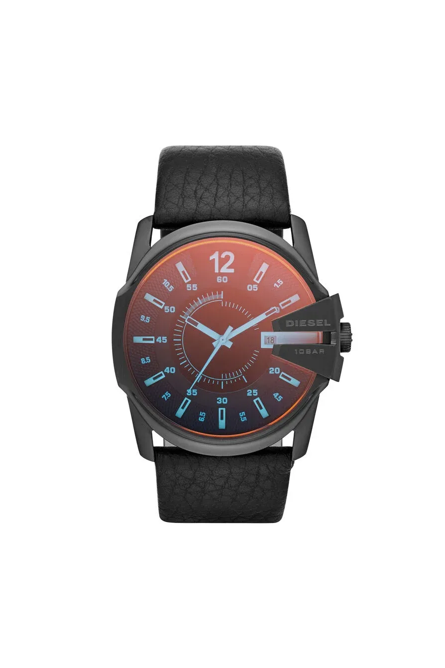 DIESEL - Master Chief Three-Hand Watch black