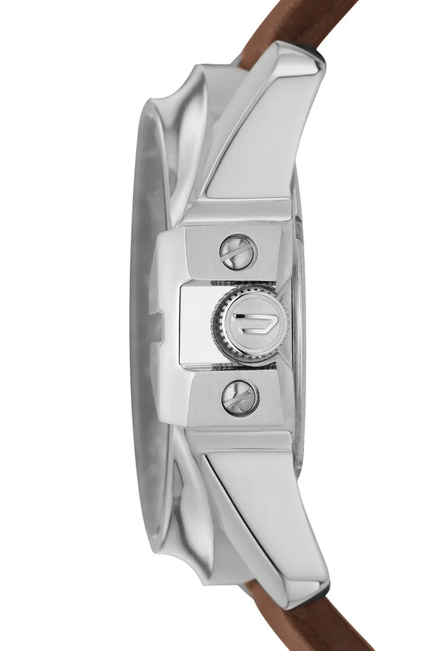 DIESEL - Master Chief Three-Hand Watch brown