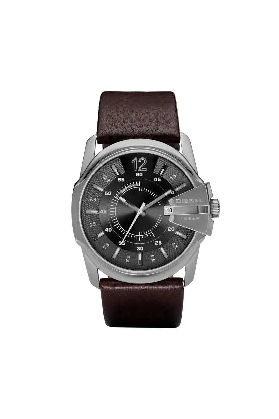 DIESEL - Master Chief Three-Hand Watch brown