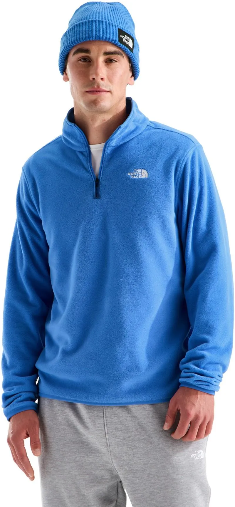 THE NORTH FACE - M GLACIER FLEECE 1/4 ZIP JACKET Active Blue