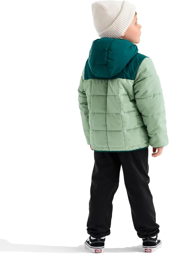 THE NORTH FACE - KID B REVERSIBLE SHASTA F/Z HOODED JACKE SLATE MOSS/PACIFIC TEAL
