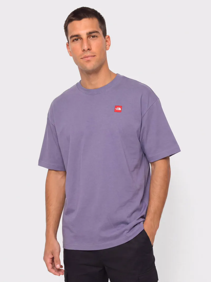 THE NORTH FACE - M TNF Red Box S/S Tee Grounded Plum